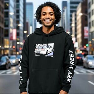 Key Street Karuma Black Hoodie Size Large